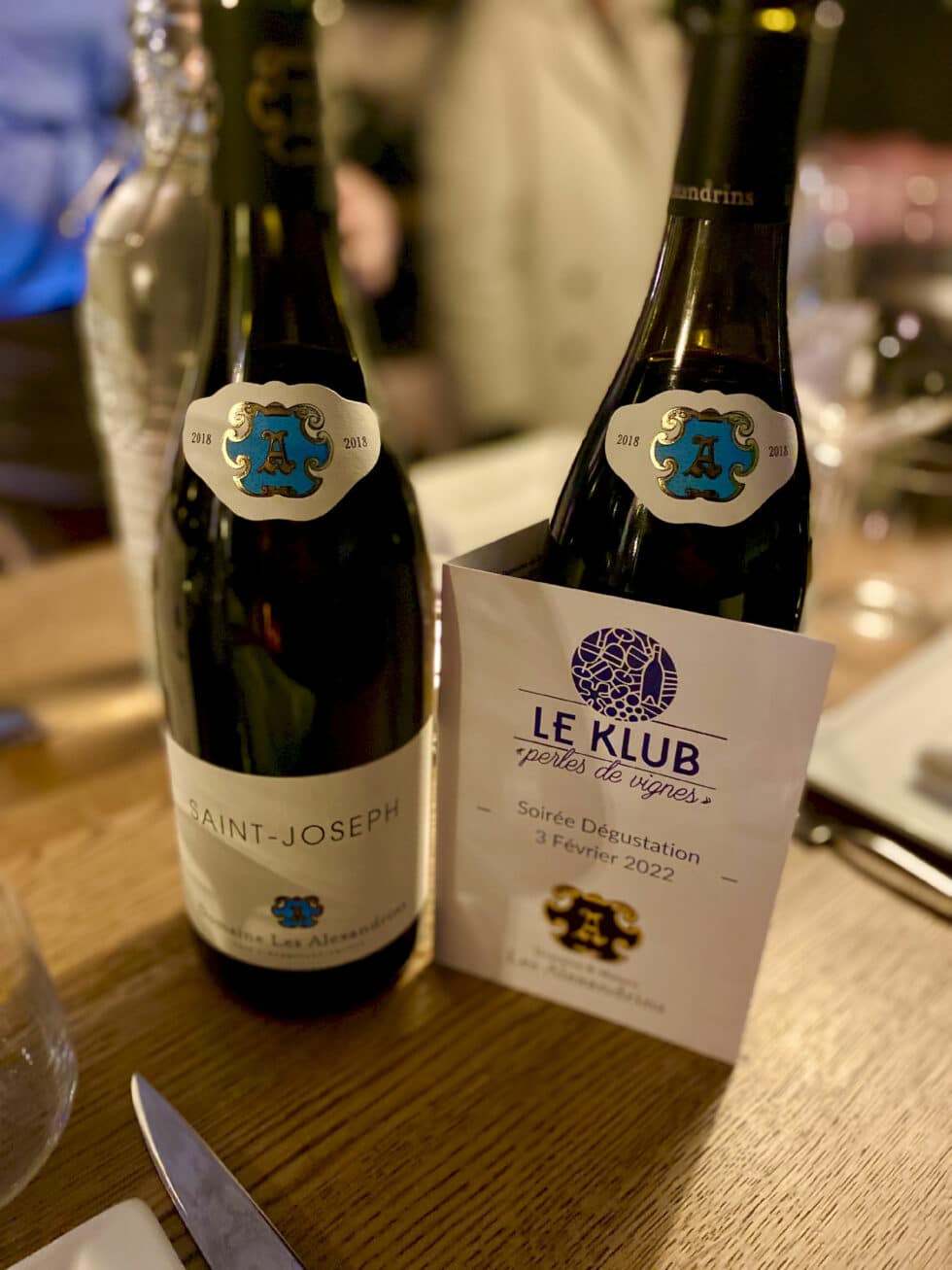 Soirée perles de vignes à l'octave restaurant à Lyon