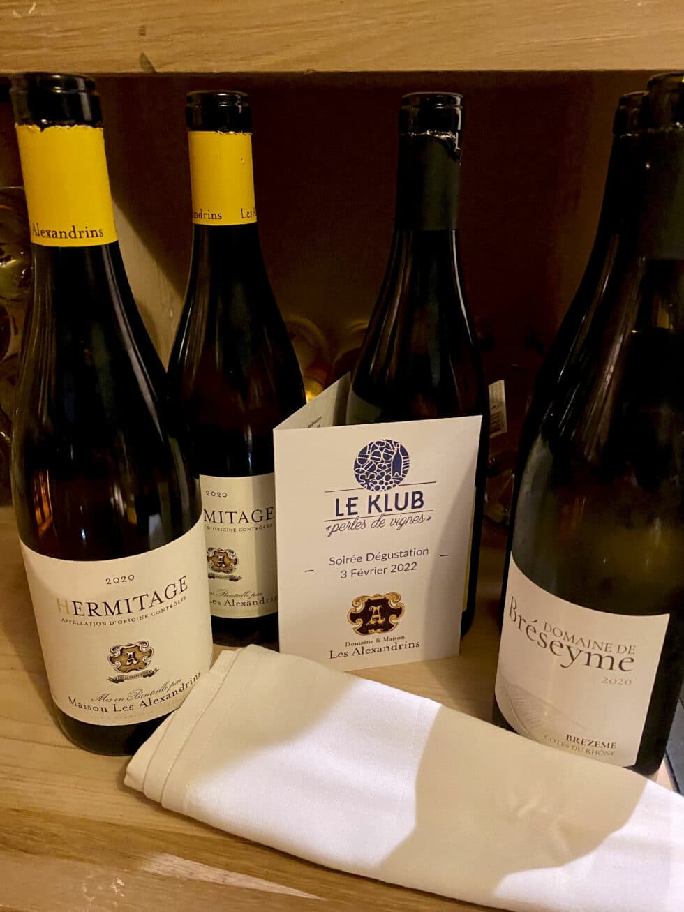 Soirée perles de vignes à l'octave restaurant à Lyon