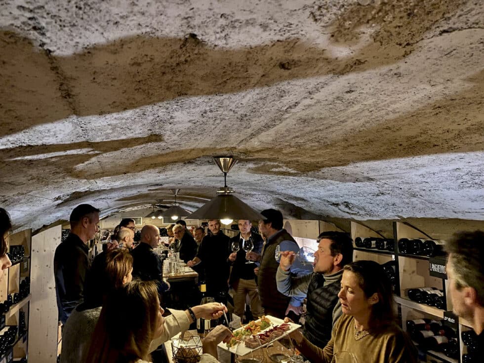 Soirée perles de vignes à l'octave restaurant à Lyon