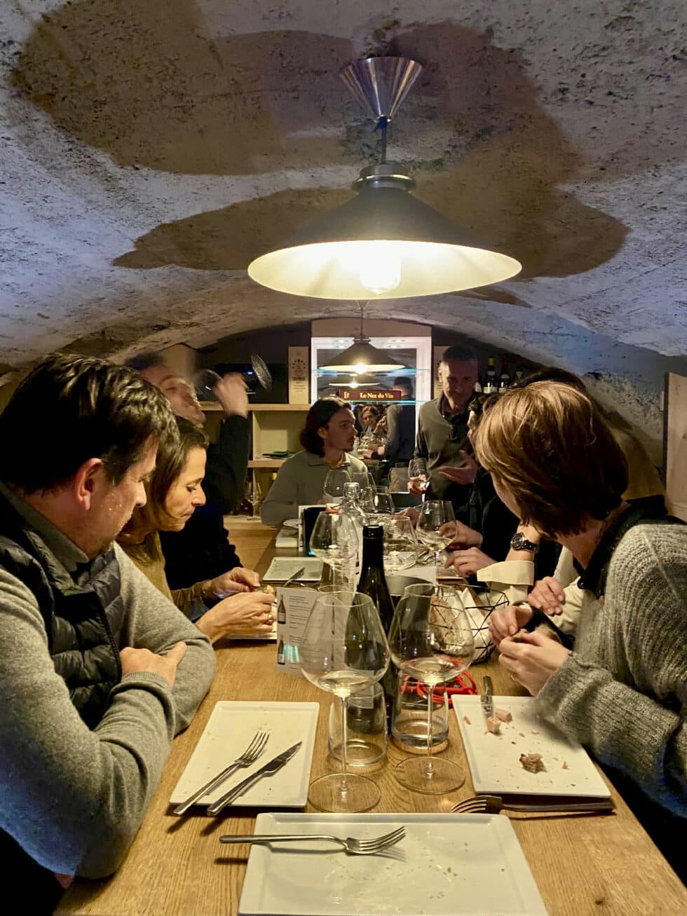 Soirée perles de vignes à l'octave restaurant à Lyon