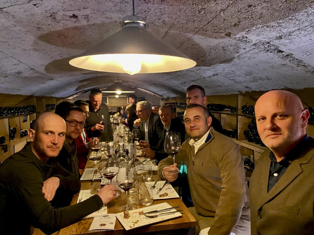 Soirée perles de vignes à l'octave restaurant à Lyon